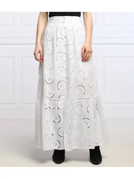 GUESS Fustă SMERALDA alb