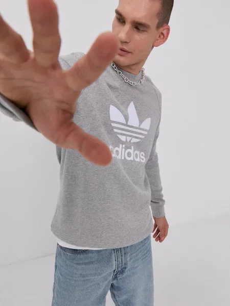 Geacă Adidas Originals gri