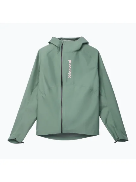 Női futódzseki NNormal Trail Rain green. Méret: L zöld