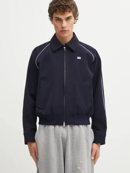 Wales Bonner geacă Voice Jacket bleumarin de tranzitie