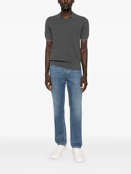 Tricou Brunello Cucinelli gri