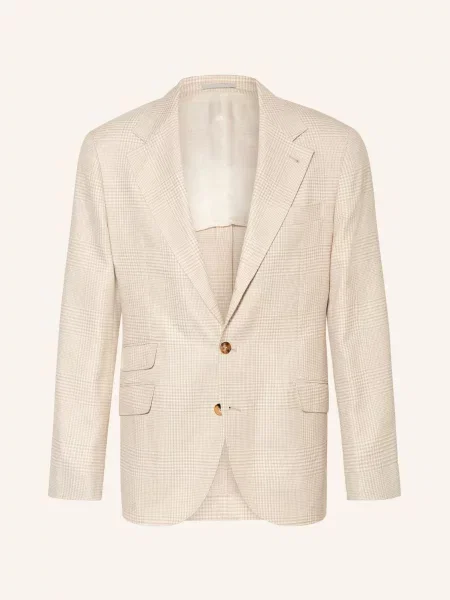 Brunello Cucinelli Marynarka Slim Fit weiss