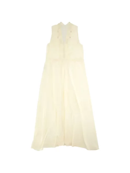 Rochie maxi Fortela cu broderie de mătase