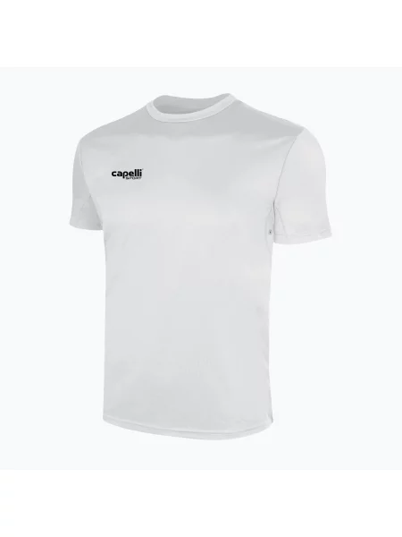 Tréninkové fotbalové tričko Capelli Basics I Adult white bílé