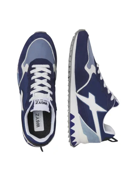 Sneakersy W6yz zamszowe niebieskie