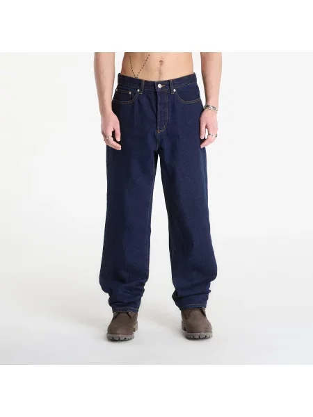 Džíny OBEY Classic Baggy Denim Rinse Indigo