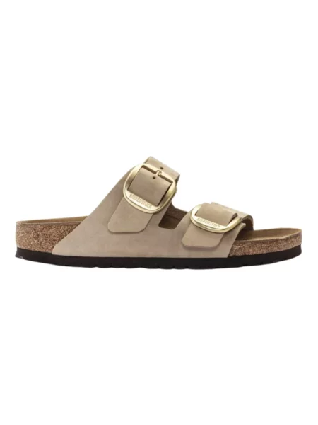 Klapki Birkenstock beżowe