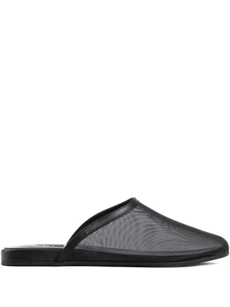 Bačkory Ancient Greek Sandals se síťovinou černé