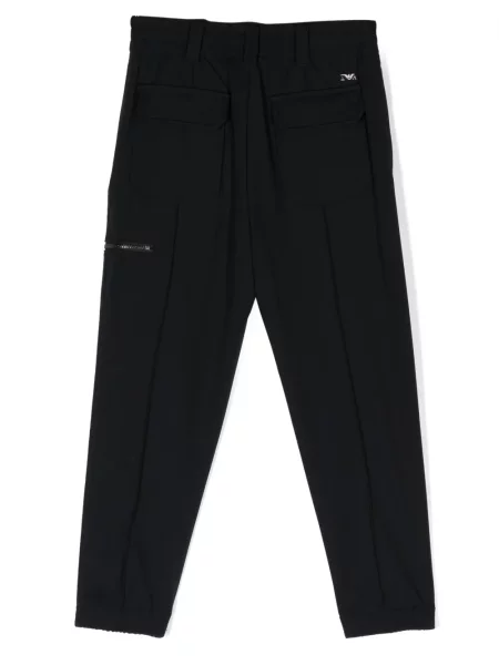 Spodnie dziecięce Emporio Armani niebieskie