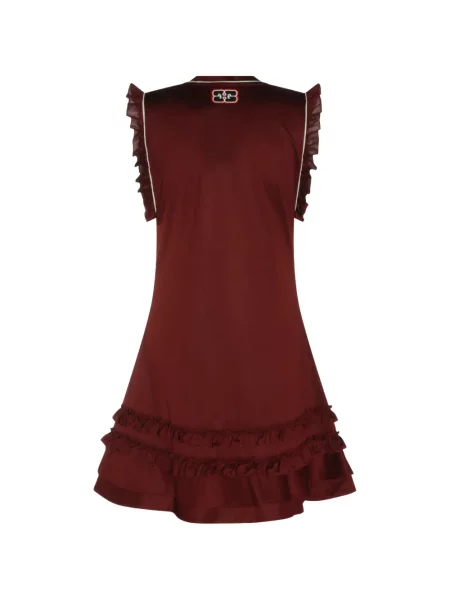 Rochie mini Ganni cu imagine roșu