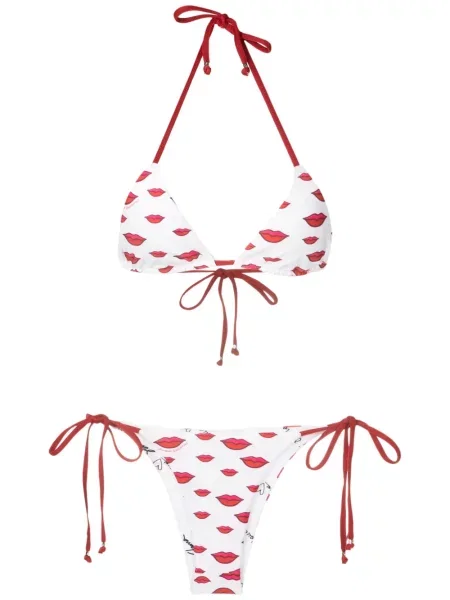 Bikini Amir Slama cu imagine alb