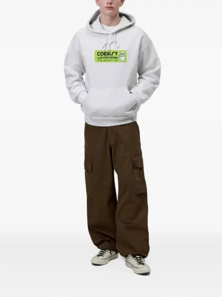 Mikina s kapucňou Carhartt Wip sivá