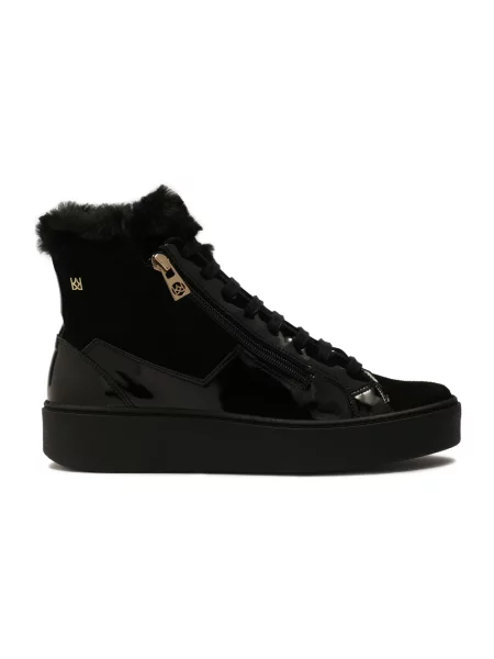 Sneakersy Kazar skórzane czarne