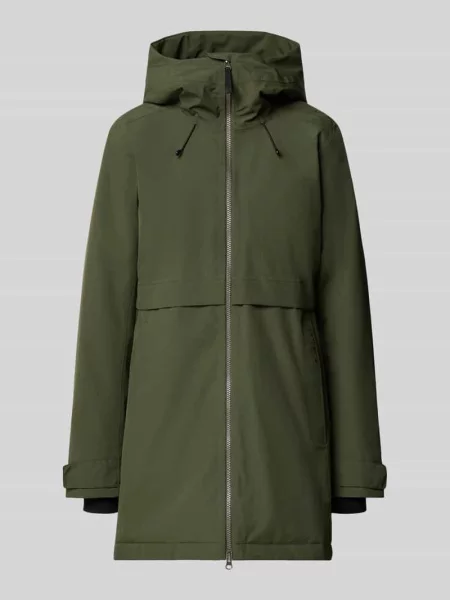 Parka o kroju regular fit z kapturem Didriksons zielona