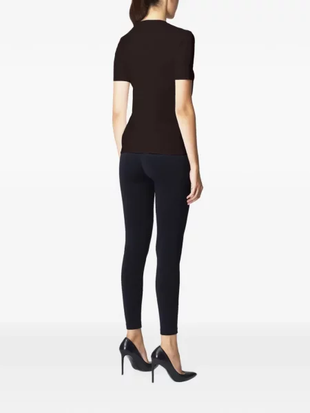 Scurt tricou Wolford maro
