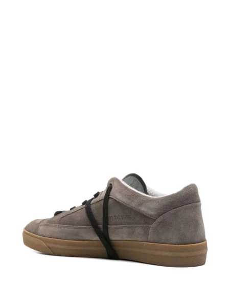 Fűzős csipkés sneaker Santha barna