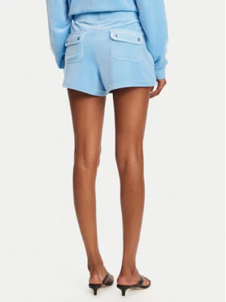 Juicy Couture Športne kratke hlače Eve modra
