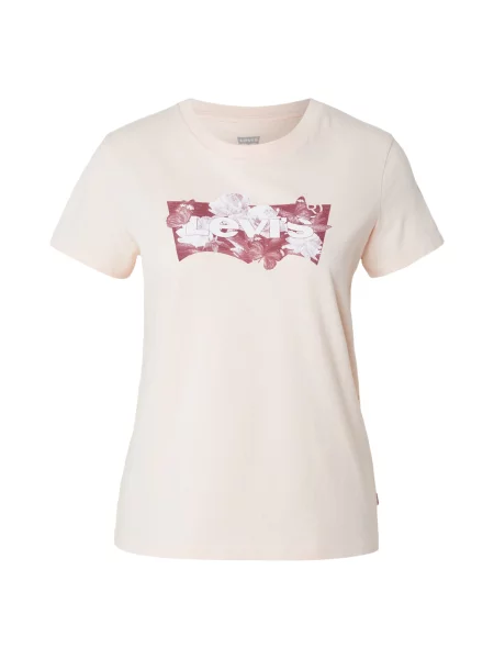 LEVI'S ® Tricou THE PERFECT magenta / roz pastel alb