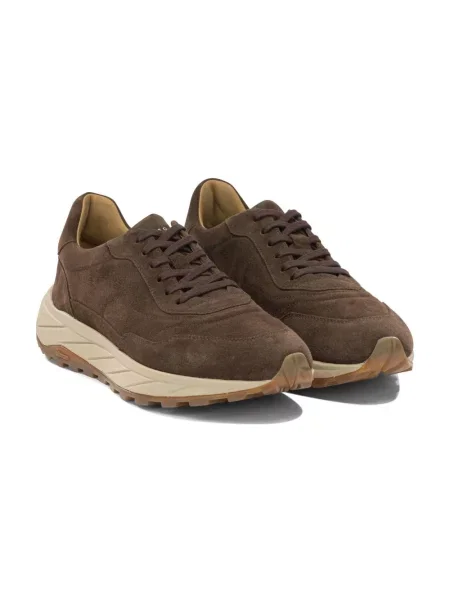 Sneakersy Henderson zamszowe brązowe