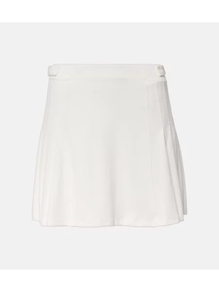 Fusta plisata The Upside plisată alb