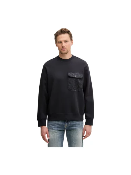 Bluza Armani Exchange z logo niebieska