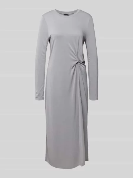 Sukienka midi z okrągłym dekoltem model ‘ANORA’ Pieces