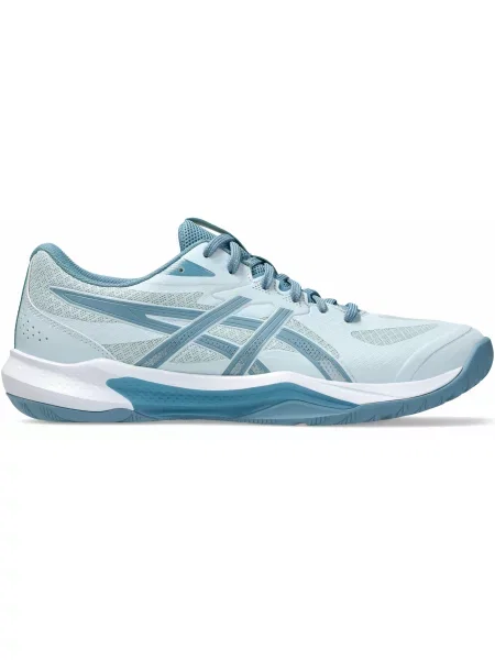 Синтетический кроссовки Asics серые