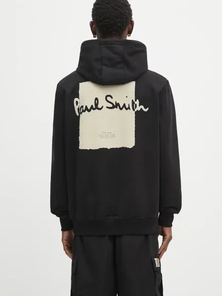 Paul Smith hanorac de cu glugă cu imprimeu negru