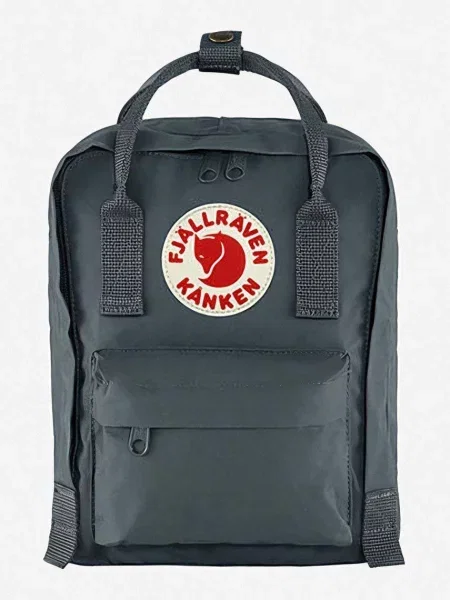 Fjallraven hátizsák Kanken Mini kis nyomott mintás szürke