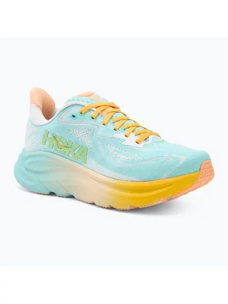 Дамски обувки за бягане HOKA Clifton 10 blue spark/white бяло