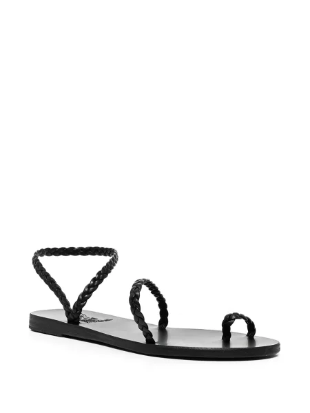 Kožne sandale Ancient Greek Sandals crna