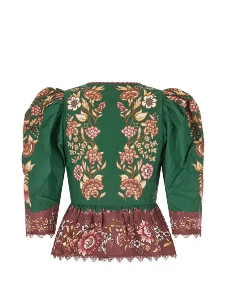 Bluză Farm Rio cu model floral cu imagine verde