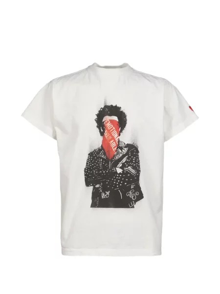 Tricou Emotionally Unavailable cu imagine alb