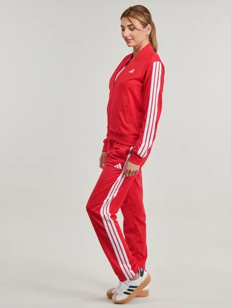 Csíkos öltöny ruha Adidas piros