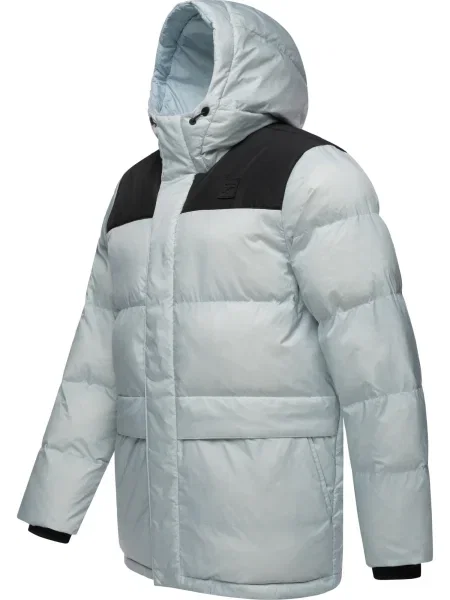 Ragwear Átmeneti dzseki Mikkesh ezüstszürke fekete