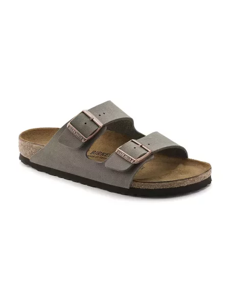 Klapki BIRKENSTOCK Arizona BFBC Regular stone szare