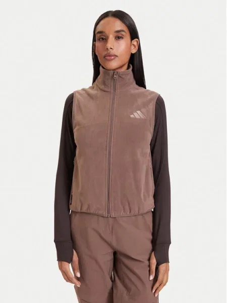 Adidas Жилетка за костюм Terrex Multi Climawarm Full Zip Fleece Vest кафяв