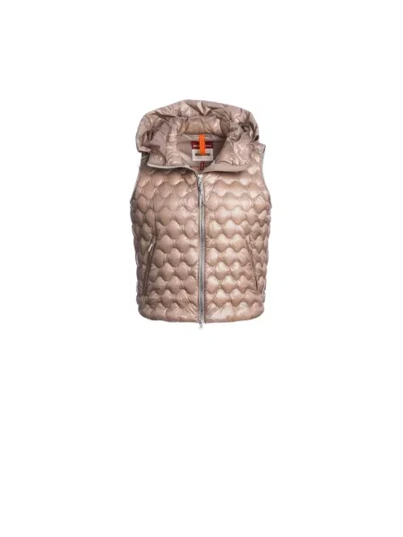 Kamizelka z kapturem Parajumpers z kapturem beżowa