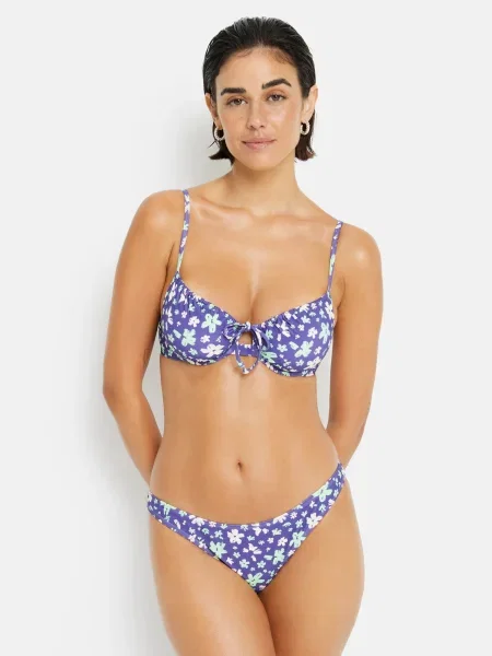 LSCN by LASCANA Bikiny Cecily indigo / mätová biela