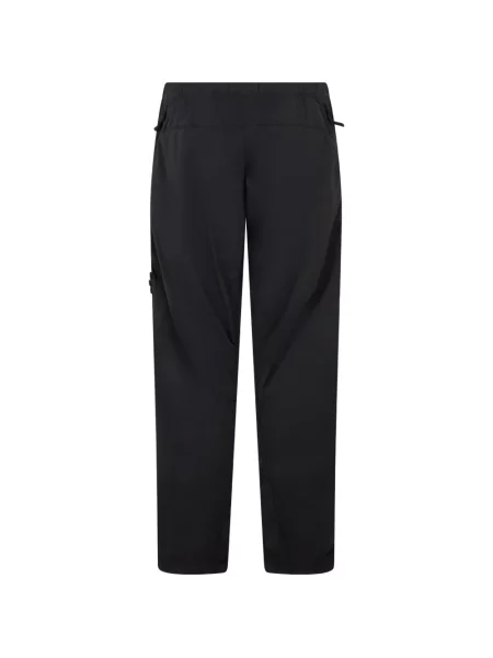 Pantaloni Stone Island cu strasuri stretch negru