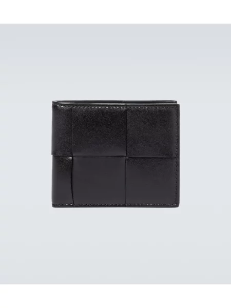 Portofel Bottega Veneta din piele negru