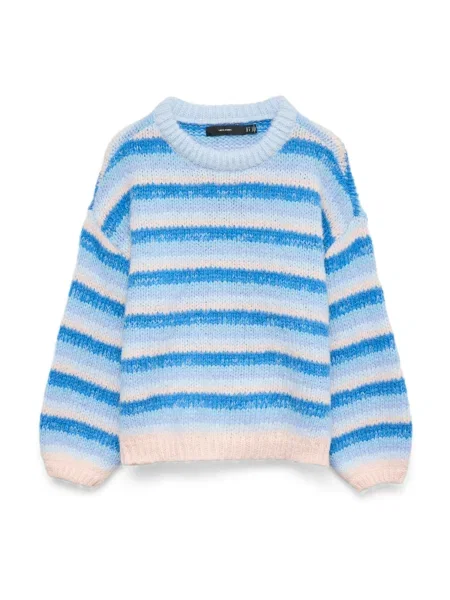 VERO MODA Pulover VMMaybe / albastru / albastru pastel / albastru deschis bej