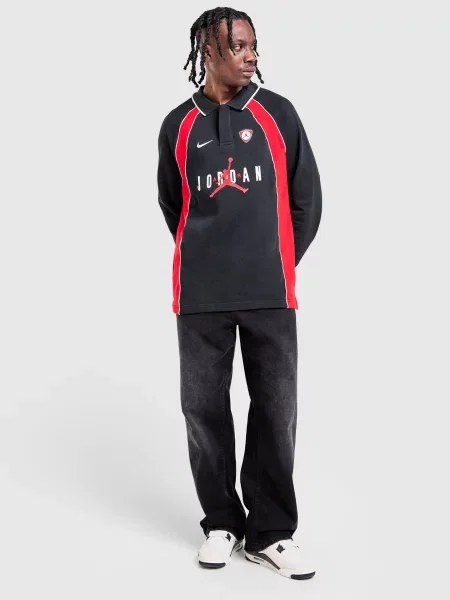 Jordan Polo M Flt Ls Jersey czarna