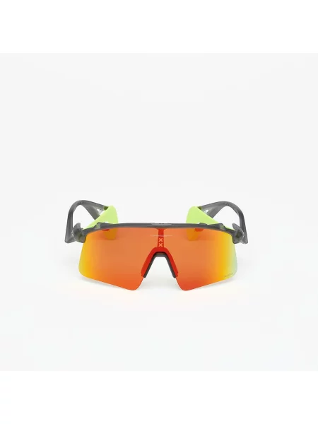 Okulary przeciwsłoneczne Oakley Stunt Wing Prizm Ruby Matte Grey Smoke Universal czarne