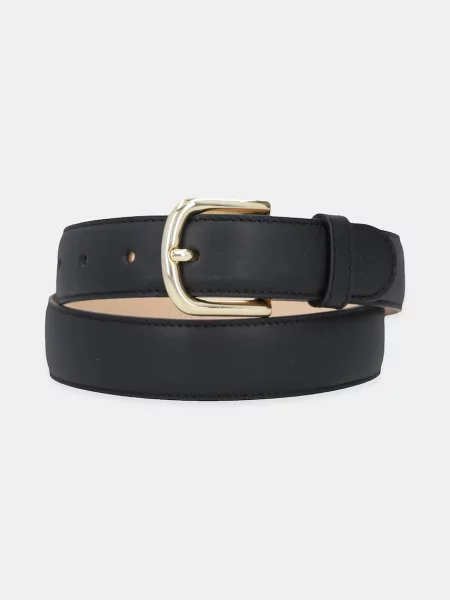 A.P.C. de piele ceinture rose negru
