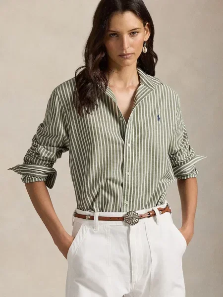 Polo Ralph Lauren cămașă cu in verde