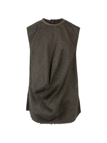 Top Rick Owens drapat gri
