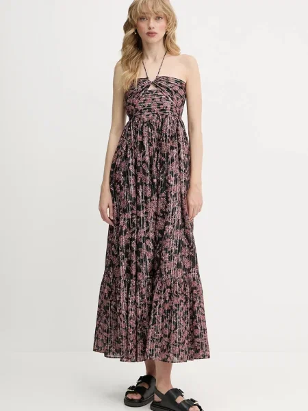 BOSS Orange rochie maxi evazați negru