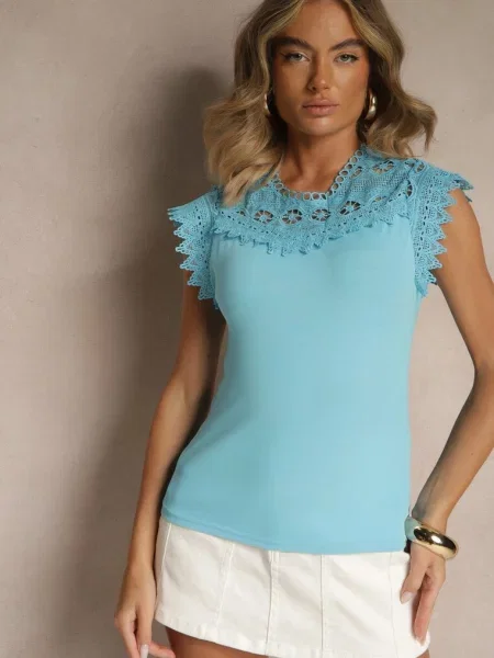 Top Elsa.m By May niebieski