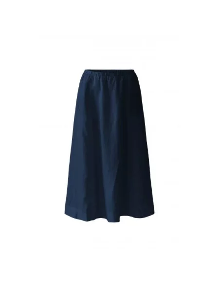 Spódnica midi Oui niebieska